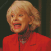 Carol Channing In Red Diamond Painting