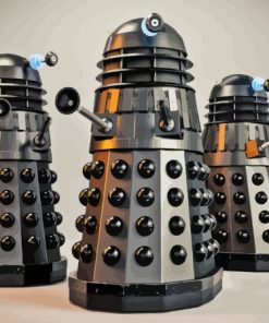 Dalek Dr Who Robots Diamond Painting