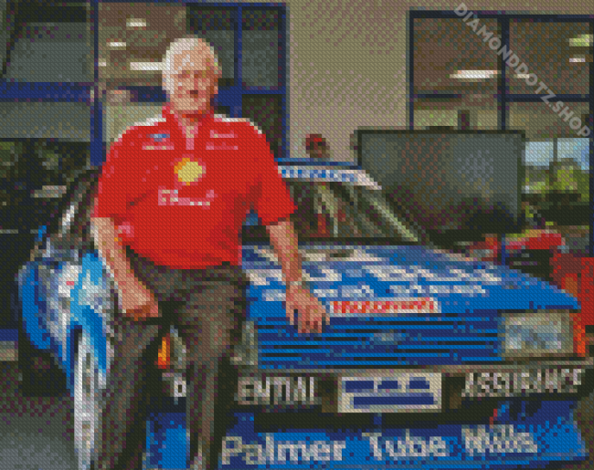 Dick Johnson Australian Racing Driver Diamond Painting