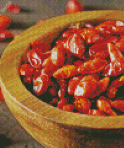Pequin Pepper In Bowl Diamond Painting