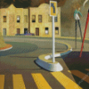 The Stilt Race By Jeffrey Smart Diamond Painting