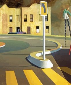 The Stilt Race By Jeffrey Smart Diamond Painting