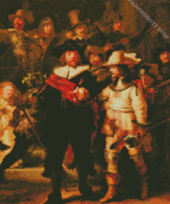 The Night Watch By Rembrandts Diamond Painting