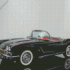 Black 1962 Chevrolet Corvette Diamond Painting