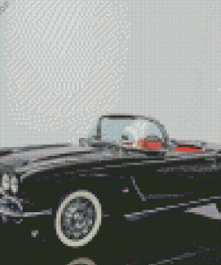 Black 1962 Chevrolet Corvette Diamond Painting