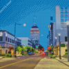 Fresno City Streets At Night Diamond Painting
