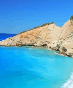 Greece Lefkada Island Diamond Painting