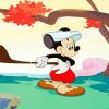 Mickey Playing Golf Diamond Painting