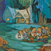 Snow White And Seven Dwarfs Diamond Painting