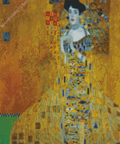 Woman In Yellow Gold Diamond Painting