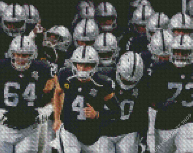 Nfl Raiders Players Diamond Painting