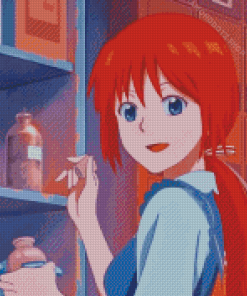 Red Hair Shirayuki Diamond Painting