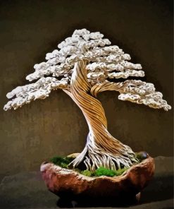 Bonsai Tree Plant Diamond Painting