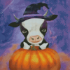 Halloween Cow Diamond Painting