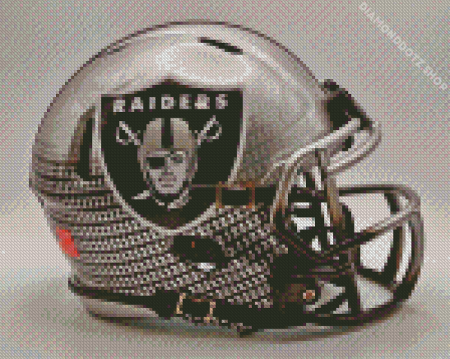 Las Vegas Raiders Helmet Diamond Painting