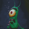 Plankton Monster Diamond Painting