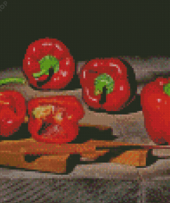 Red Peppers Diamond Painting