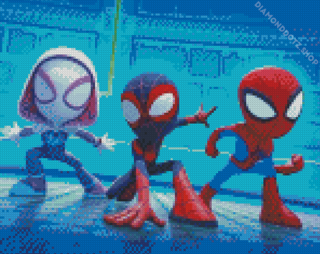 Spidey And His Amazing Friends Diamond Painting