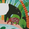 Tapir In Jungle Diamond Painting