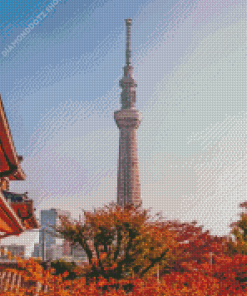 Tokyo Skytree Diamond Painting