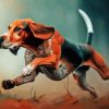 Treeing Walker Coonhound Diamond Painting