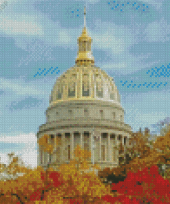 Capitol Building Diamond Painting