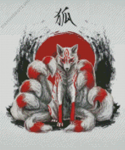 Nine Tailed Fox Diamond Painting