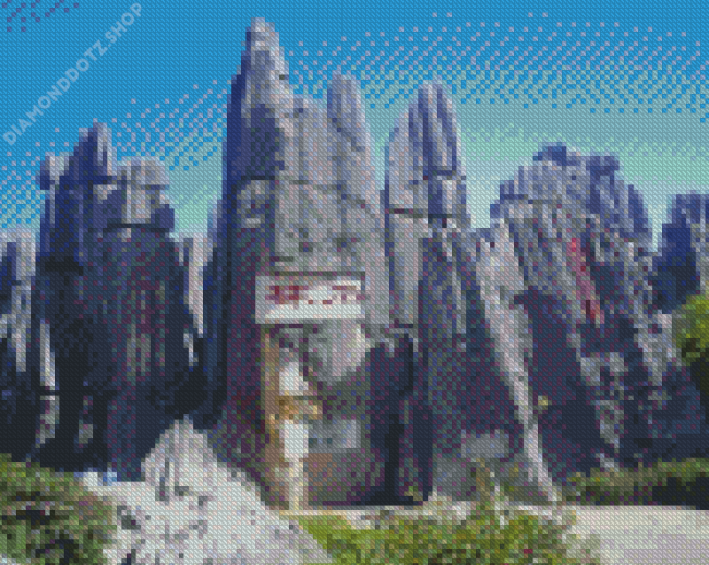 China Karst Mountains Diamond Painting