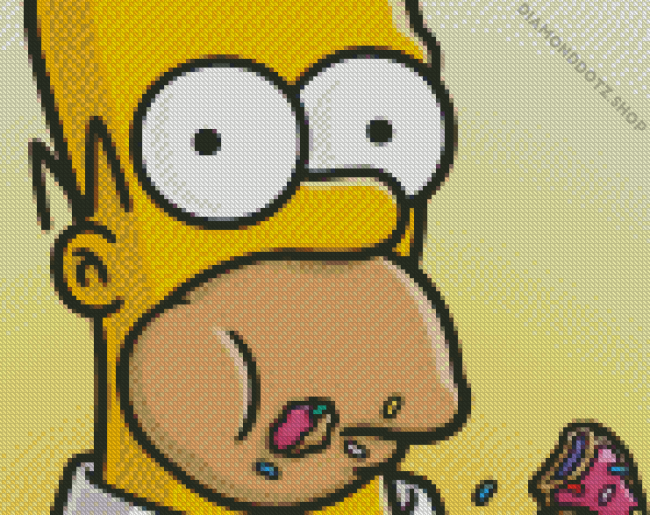 Homer Simpson Diamond Painting