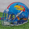 Kansas Jayhawks Helmet Diamond Painting