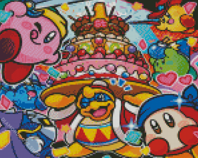 Kirby Battle Diamond Painting