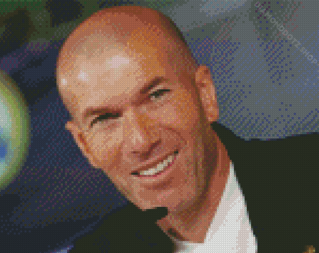 Zinedine Zidane Diamond Painting