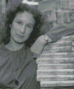 Young Margaret Atwood Diamond Painting