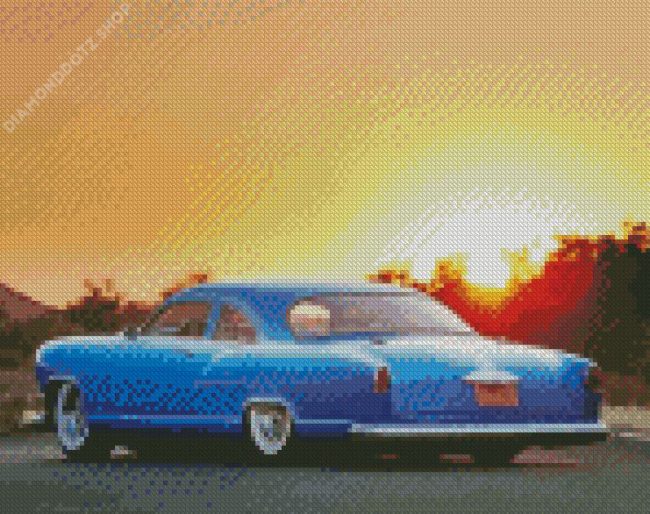 Classic Lowrider Car Diamond Painting