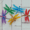 Colorful Dragonflies Diamond Painting