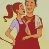 Couple Cooking Diamond Painting