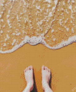 Feet In The Sea Diamond Painting
