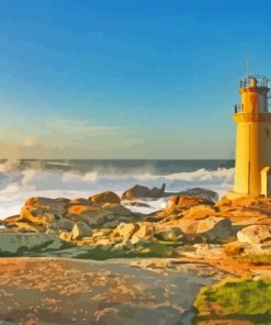 Finisterre Lighthouse Diamond Painting