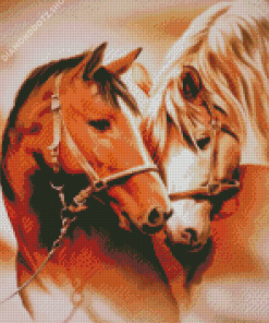 Couple Horse Diamond Painting