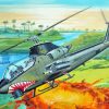 Huey Helicopters Diamond Painting