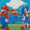 Mario And Sonic Diamond Painting