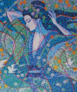 Mosaic Lady Diamond Painting