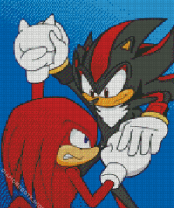 Shadow And Knuckles Diamond Painting