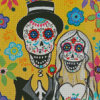Skull Wedding Couple Diamond Painting