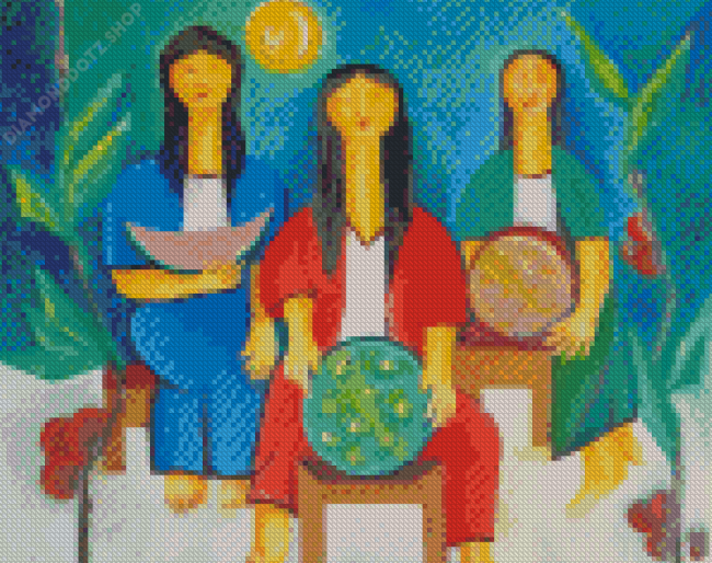 Three Women Diamond Painting