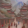 Chinese Village Diamond Painting