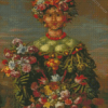Arcimboldo Frida Kahlo Diamond Painting