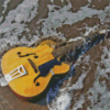 Beach Waves Guitar Diamond Painting