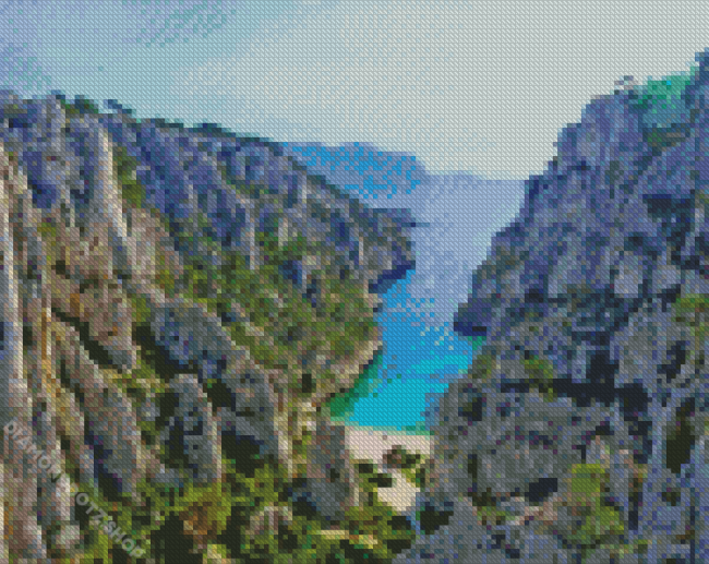 Calanque D'envau Diamond Painting