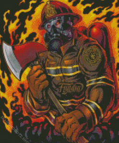 Firefighter Diamond Painting